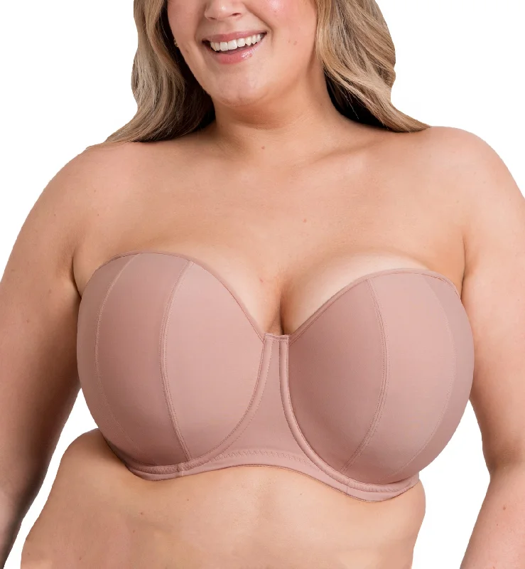 Curvy Kate Luxe Multiway Strapless Underwire Bra (CK2601) - Latte