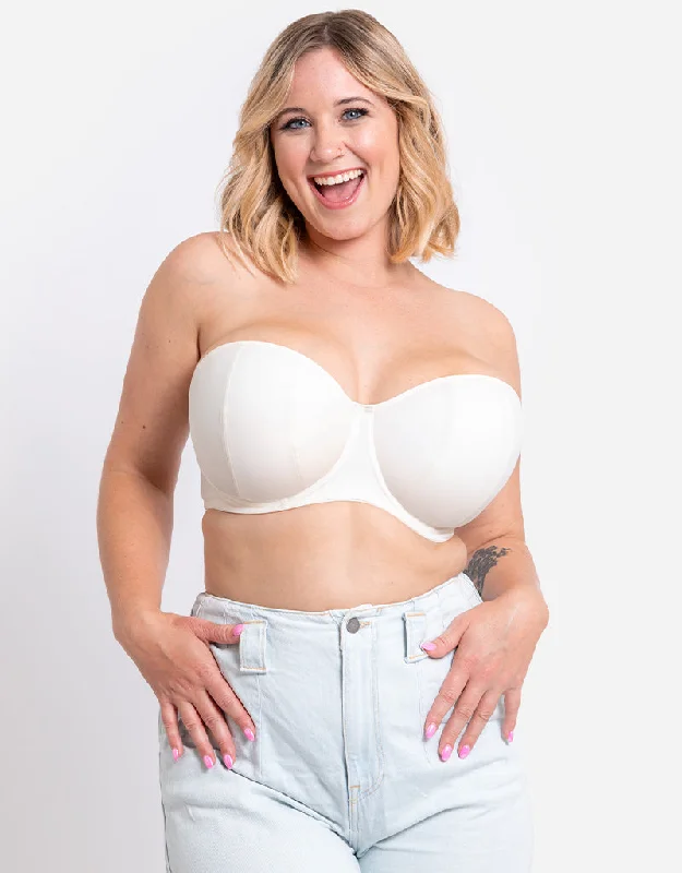 Curvy Kate Luxe Strapless Multiway Bra Pearl Ivory