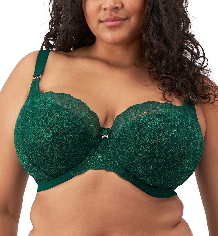 Elomi Brianna Padded Half Cup Underwire Bra (8081) - Rainforest