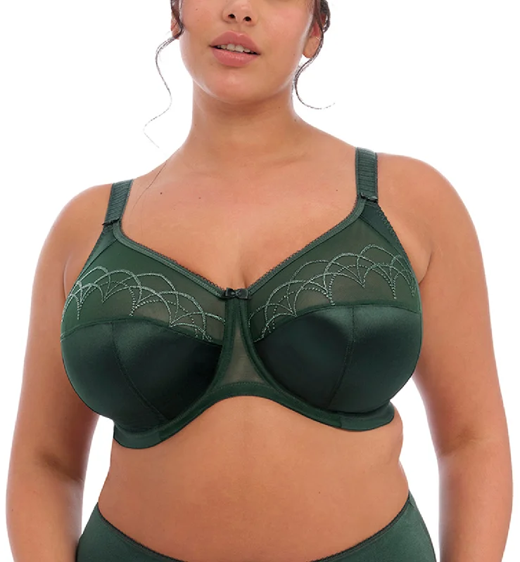 Elomi Cate Embroidered Full Cup Banded Underwire Bra (4030) - Pine Grove