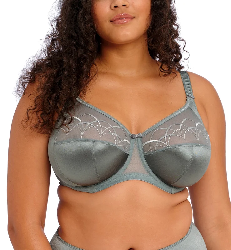 Elomi Cate Embroidered Full Cup Banded Underwire Bra (4030) - Willow