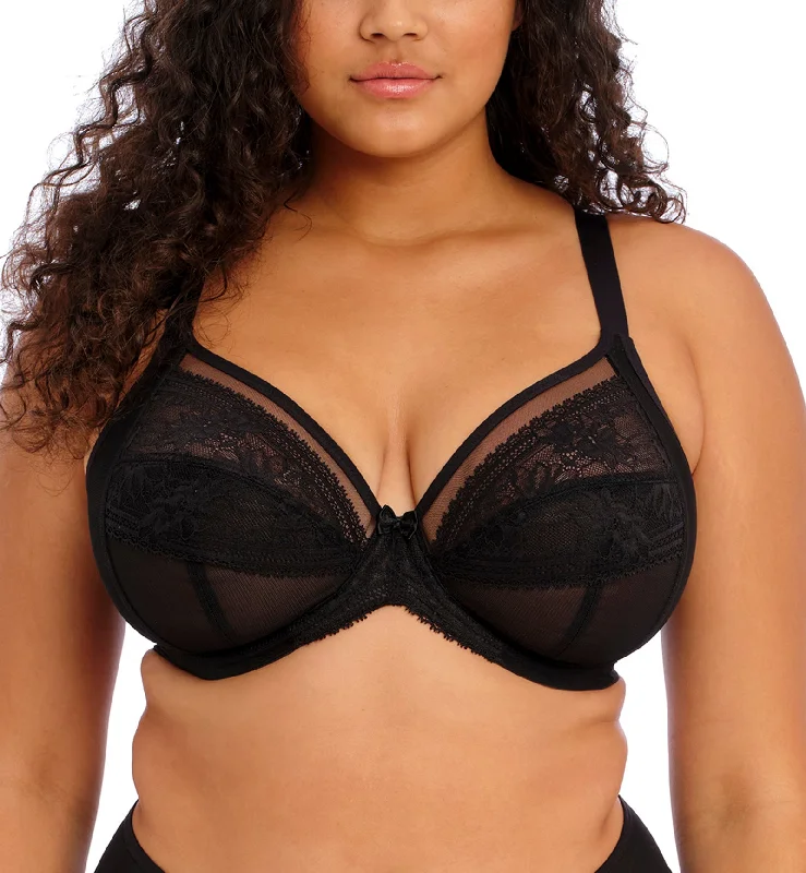 Elomi Kendra Plunge Underwire Bra (301602) - Black