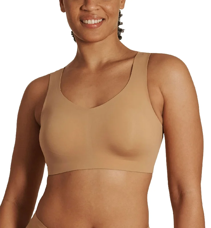 Evelyn & Bobbie DEFY V-Neck Bralette w/ Removable Pads (1728﻿) - Mica