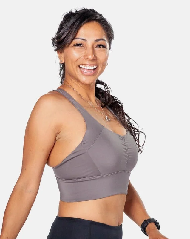 Gametime Bra – Magnetic Gray