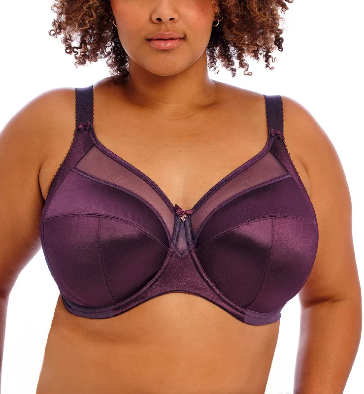 Goddess Keira Support Underwire Bra (6090) - Blackberry