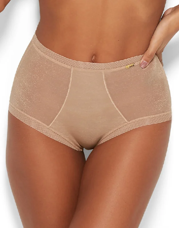 Gossard Glossies Deep Short Latte