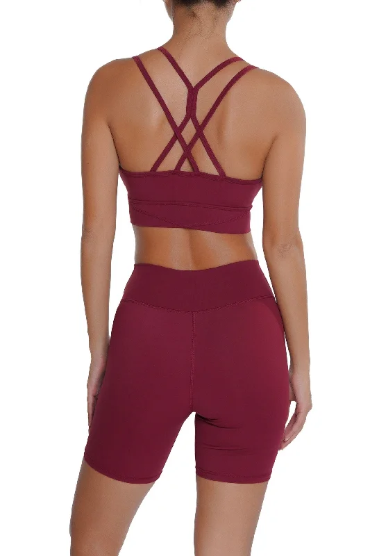 Huit Bien-etre Criss-Cross Sports Bra