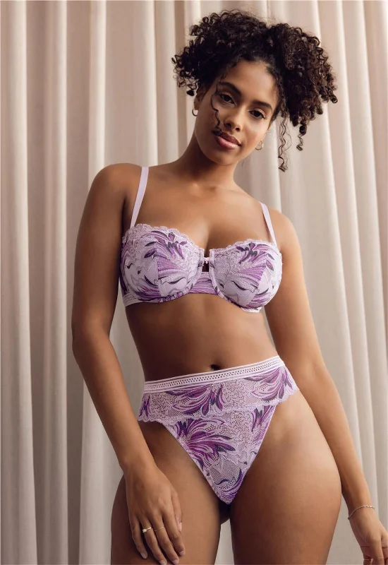 Lavender Fields Keyhole Balconnet Bra