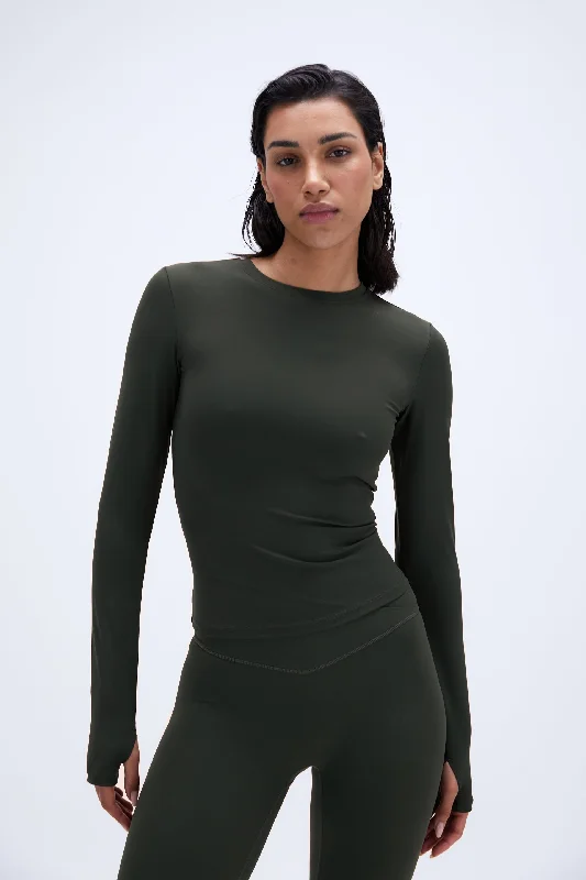 Ultimate Long Sleeve Top - Dark Olive