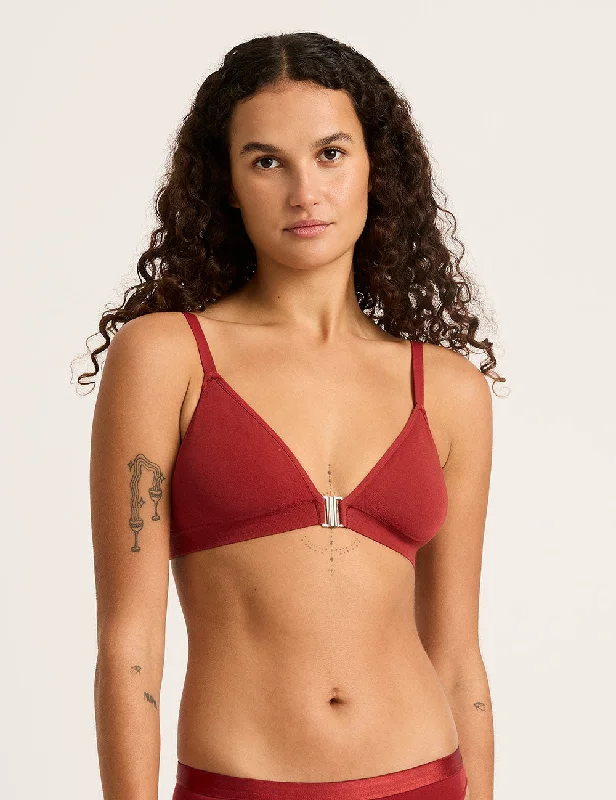 LYOLYTE Padded Bralette - Ruby