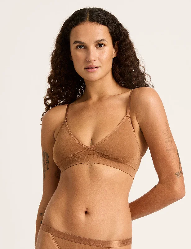 LYOLYTE Triangle Bralette - Nude 4