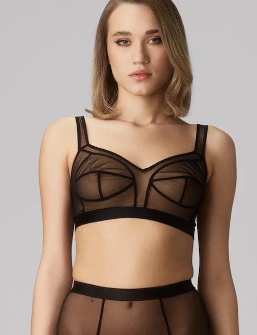 Murmur Lingerie Sculpt Sheer Bra Top