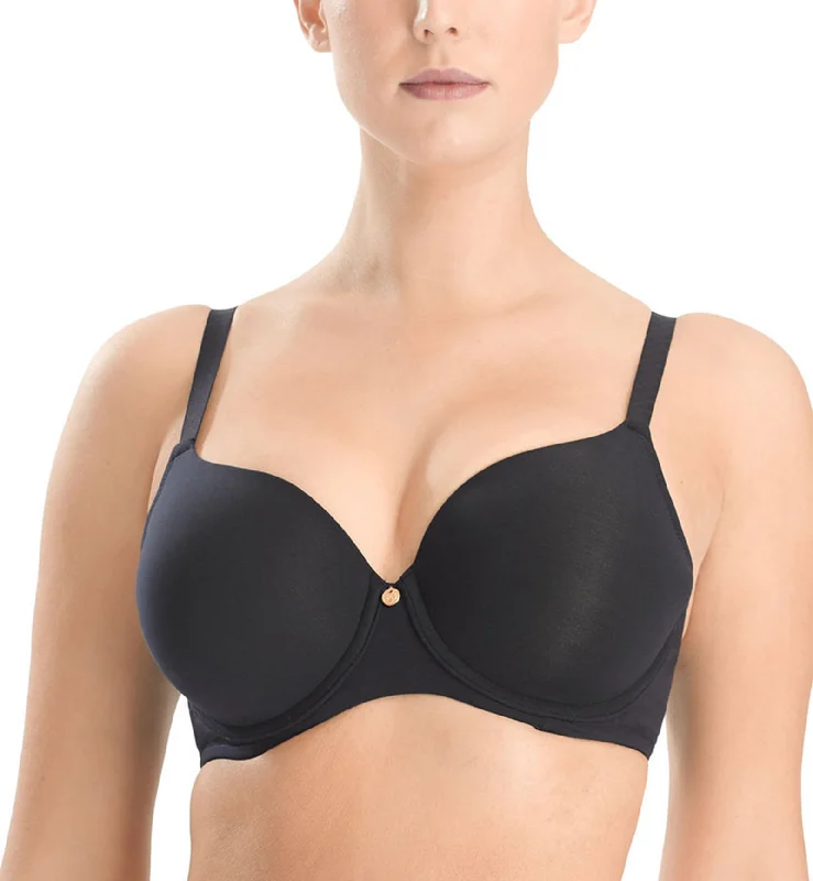 Natori Chic Comfort Full Figure Contour Underwire Bra (736096) - Black