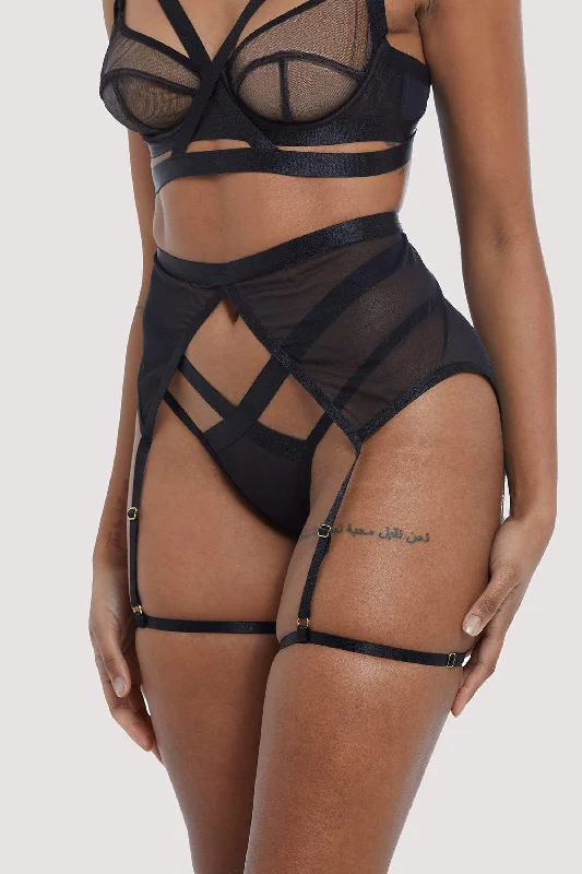 Danielle Black Harness Suspender