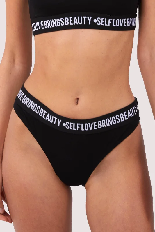 Self Love Black Brief