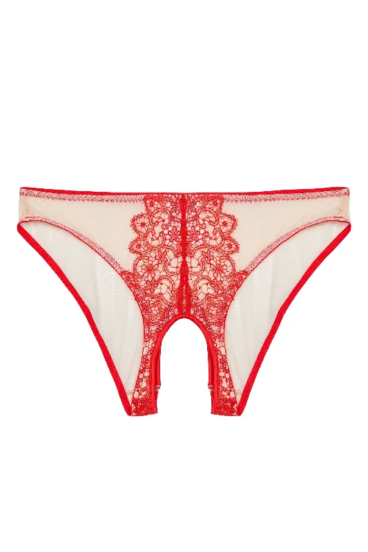 Anaise Red Ouvert Brief