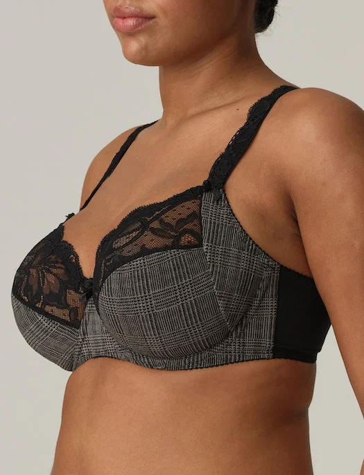 Prima Donna Madison Full Cup Bra, F-H Cups, BLACK TAILOR