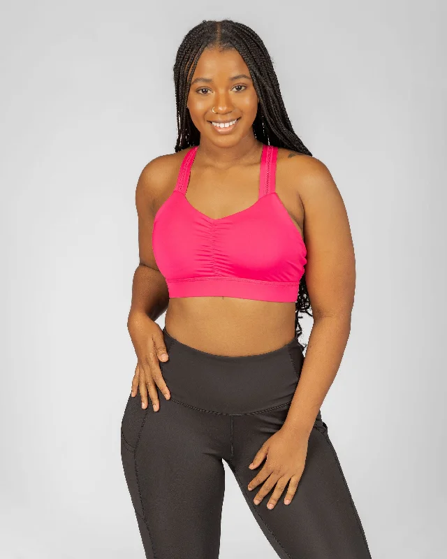 Y-Back Bra – Battle Cry Pink