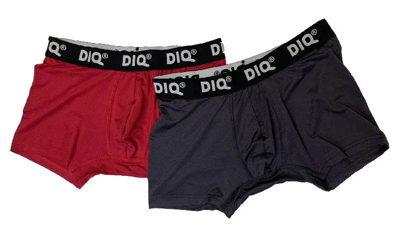 DIQ Sport Boxer Brief Underwear for Men - Mesh 2 Pack