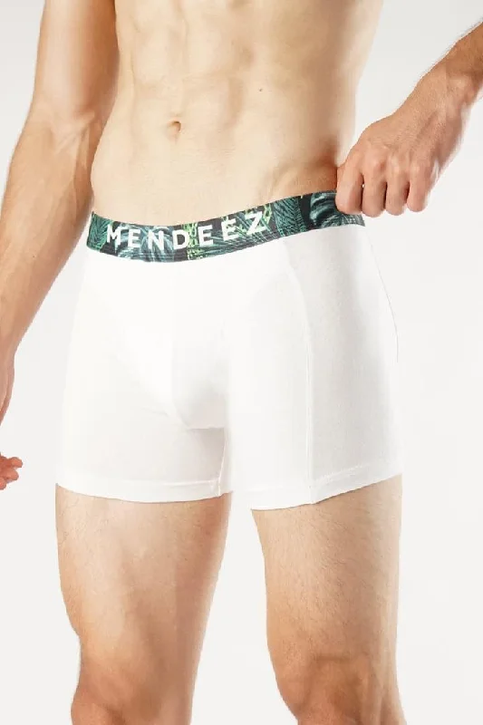 Lush White Boxer Brief